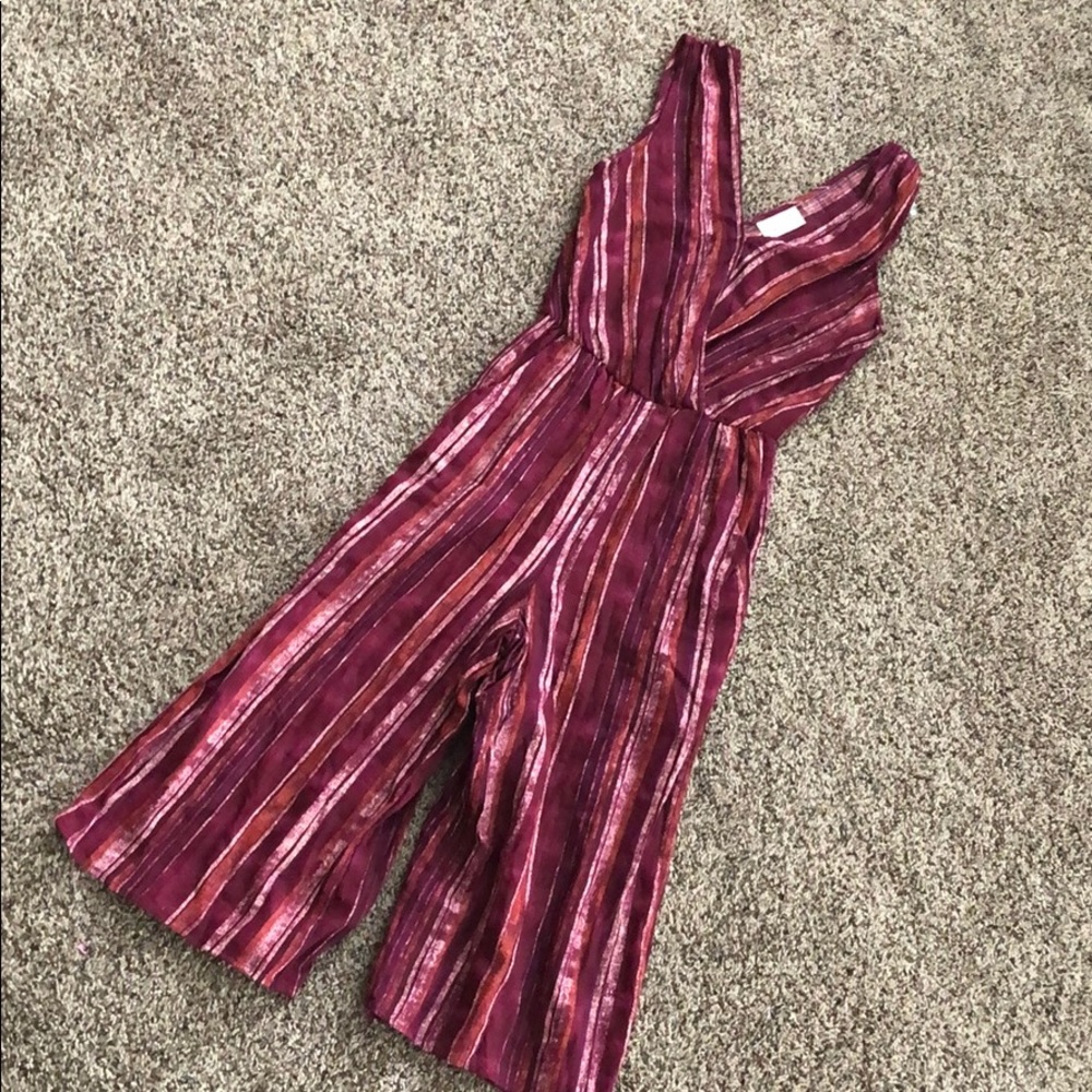 Cropped romper